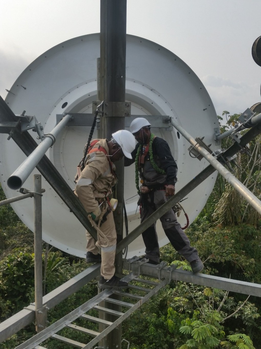 Alignment of 3m transmission antenna