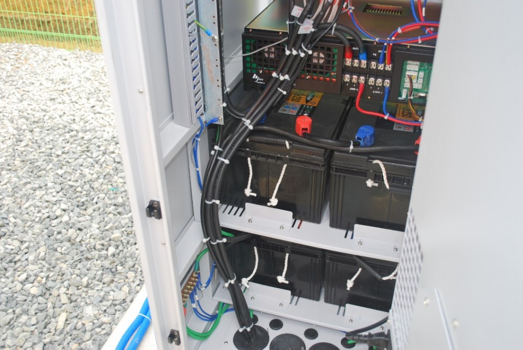 batteries installation